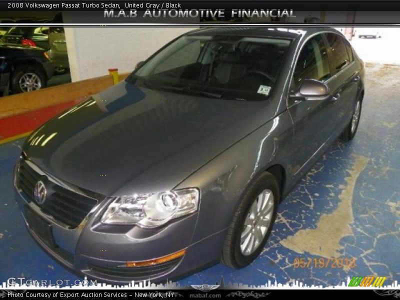 United Gray / Black 2008 Volkswagen Passat Turbo Sedan