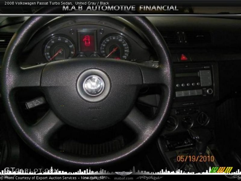United Gray / Black 2008 Volkswagen Passat Turbo Sedan