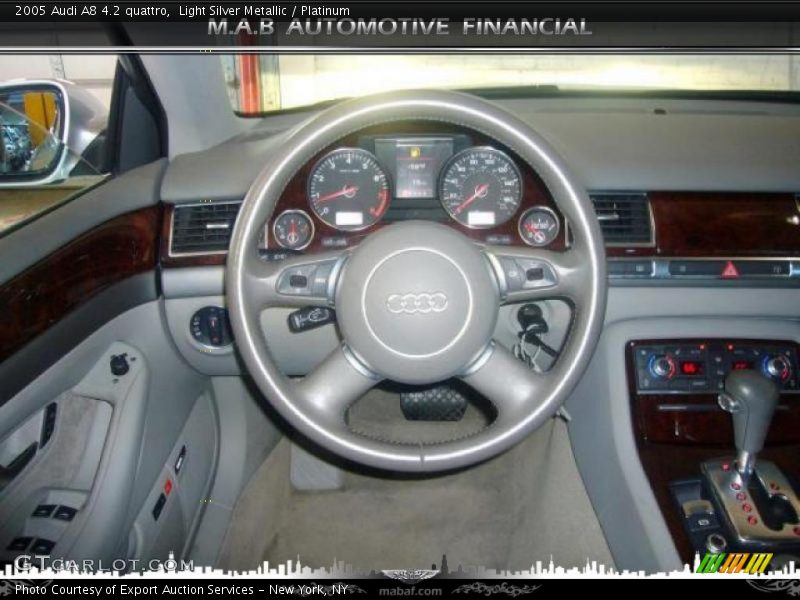 Light Silver Metallic / Platinum 2005 Audi A8 4.2 quattro