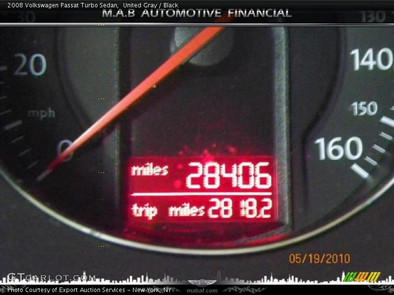United Gray / Black 2008 Volkswagen Passat Turbo Sedan