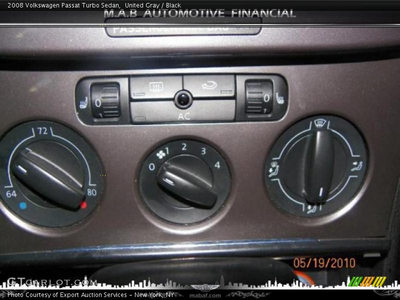 United Gray / Black 2008 Volkswagen Passat Turbo Sedan