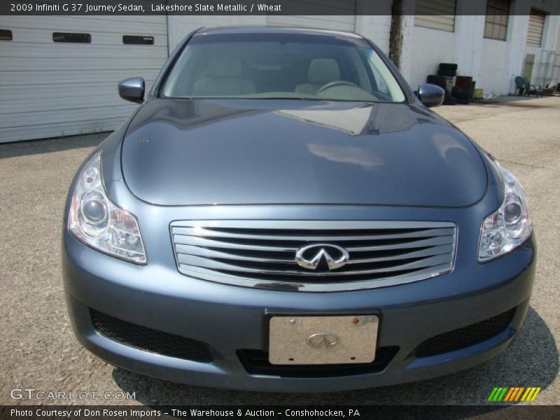 Lakeshore Slate Metallic / Wheat 2009 Infiniti G 37 Journey Sedan