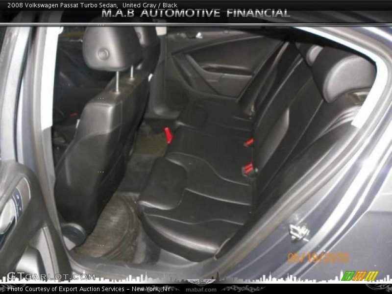 United Gray / Black 2008 Volkswagen Passat Turbo Sedan