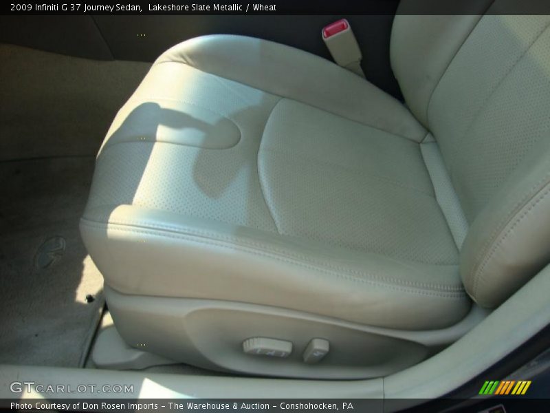 Lakeshore Slate Metallic / Wheat 2009 Infiniti G 37 Journey Sedan