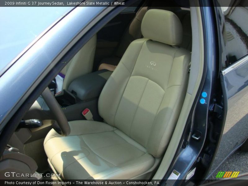 Lakeshore Slate Metallic / Wheat 2009 Infiniti G 37 Journey Sedan