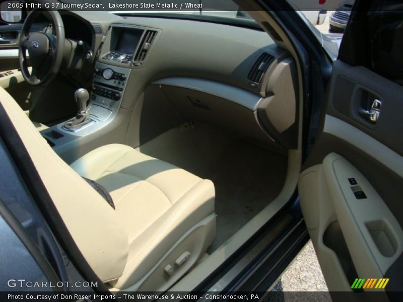 Lakeshore Slate Metallic / Wheat 2009 Infiniti G 37 Journey Sedan