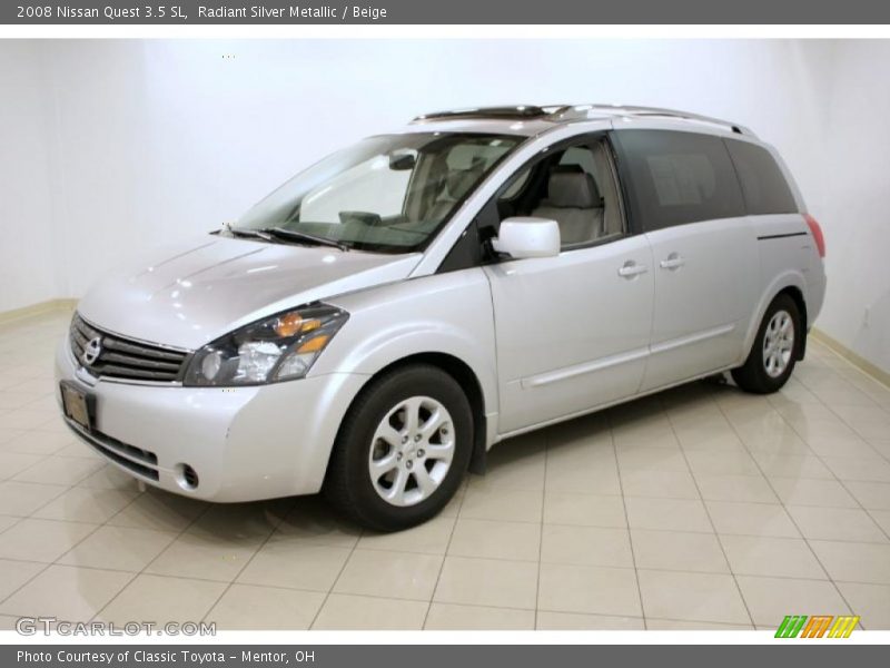 Radiant Silver Metallic / Beige 2008 Nissan Quest 3.5 SL