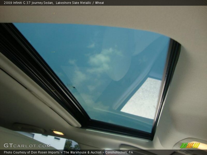 Lakeshore Slate Metallic / Wheat 2009 Infiniti G 37 Journey Sedan