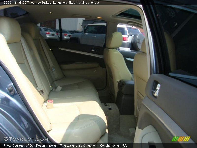 Lakeshore Slate Metallic / Wheat 2009 Infiniti G 37 Journey Sedan