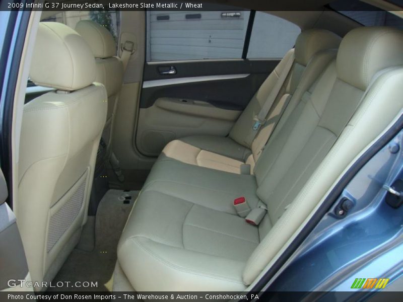Lakeshore Slate Metallic / Wheat 2009 Infiniti G 37 Journey Sedan