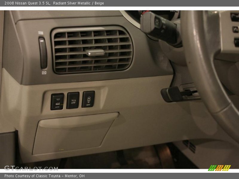 Radiant Silver Metallic / Beige 2008 Nissan Quest 3.5 SL