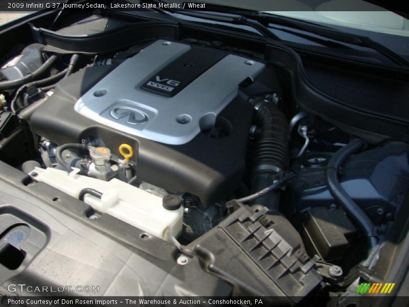 Lakeshore Slate Metallic / Wheat 2009 Infiniti G 37 Journey Sedan