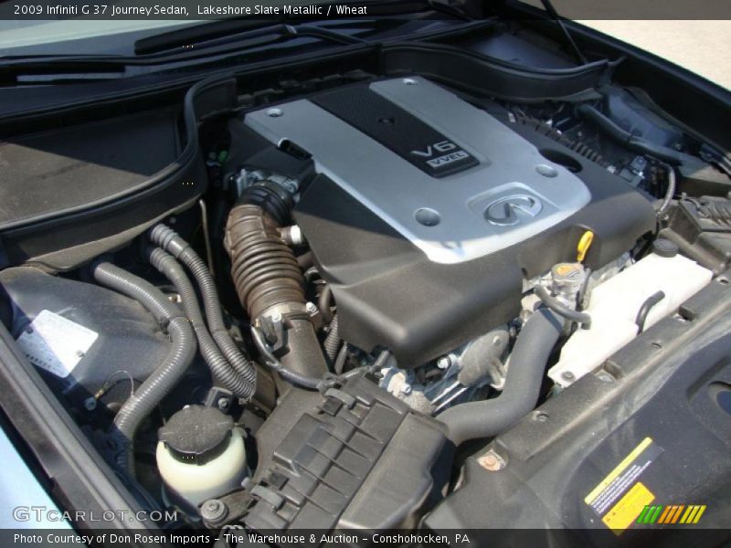Lakeshore Slate Metallic / Wheat 2009 Infiniti G 37 Journey Sedan