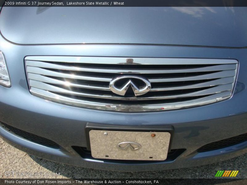 Lakeshore Slate Metallic / Wheat 2009 Infiniti G 37 Journey Sedan