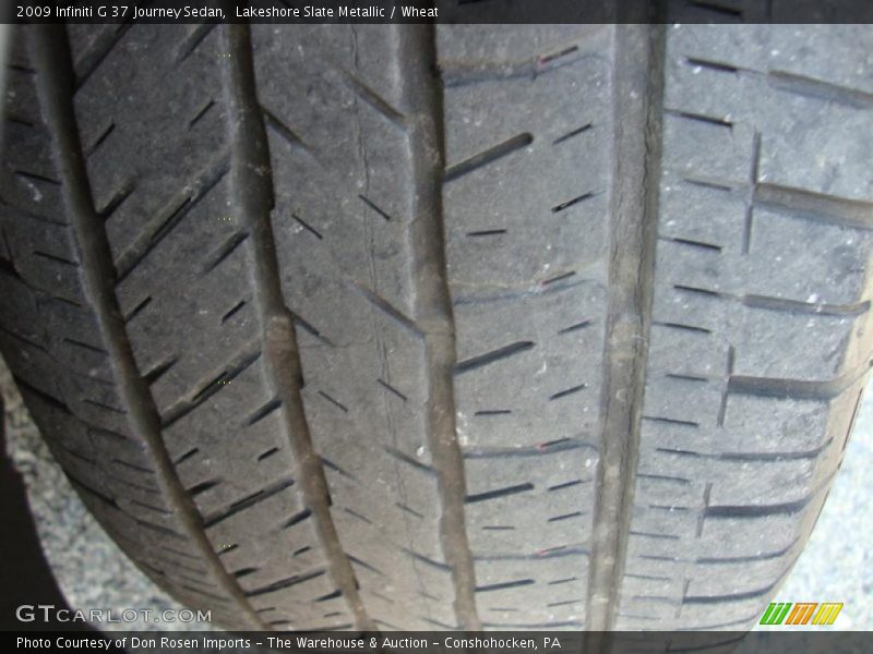 Lakeshore Slate Metallic / Wheat 2009 Infiniti G 37 Journey Sedan