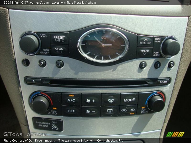 Lakeshore Slate Metallic / Wheat 2009 Infiniti G 37 Journey Sedan
