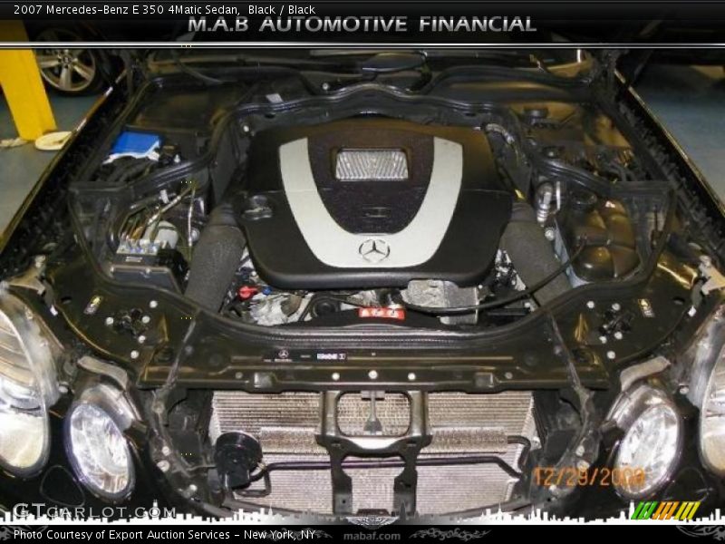 Black / Black 2007 Mercedes-Benz E 350 4Matic Sedan