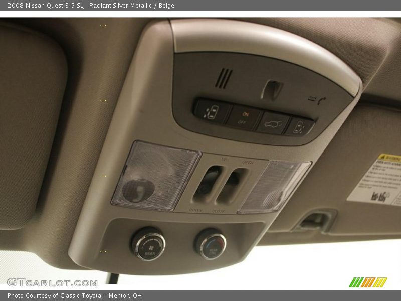 Radiant Silver Metallic / Beige 2008 Nissan Quest 3.5 SL