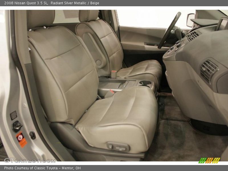 Radiant Silver Metallic / Beige 2008 Nissan Quest 3.5 SL