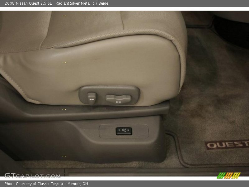 Radiant Silver Metallic / Beige 2008 Nissan Quest 3.5 SL