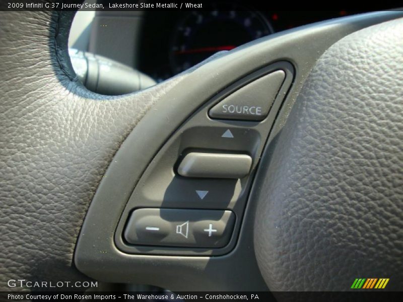 Lakeshore Slate Metallic / Wheat 2009 Infiniti G 37 Journey Sedan