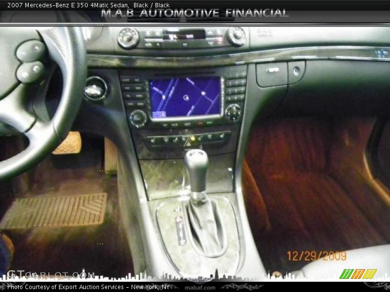 Black / Black 2007 Mercedes-Benz E 350 4Matic Sedan