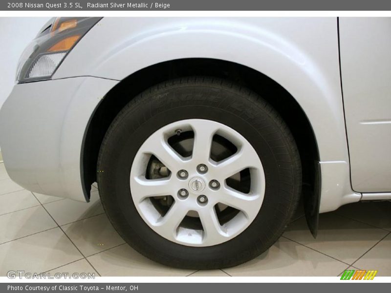 Radiant Silver Metallic / Beige 2008 Nissan Quest 3.5 SL