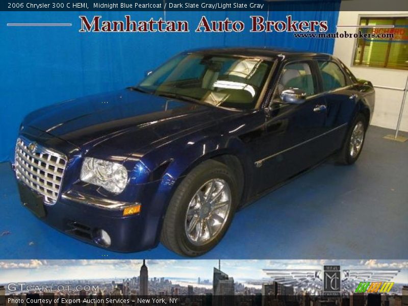 Midnight Blue Pearlcoat / Dark Slate Gray/Light Slate Gray 2006 Chrysler 300 C HEMI