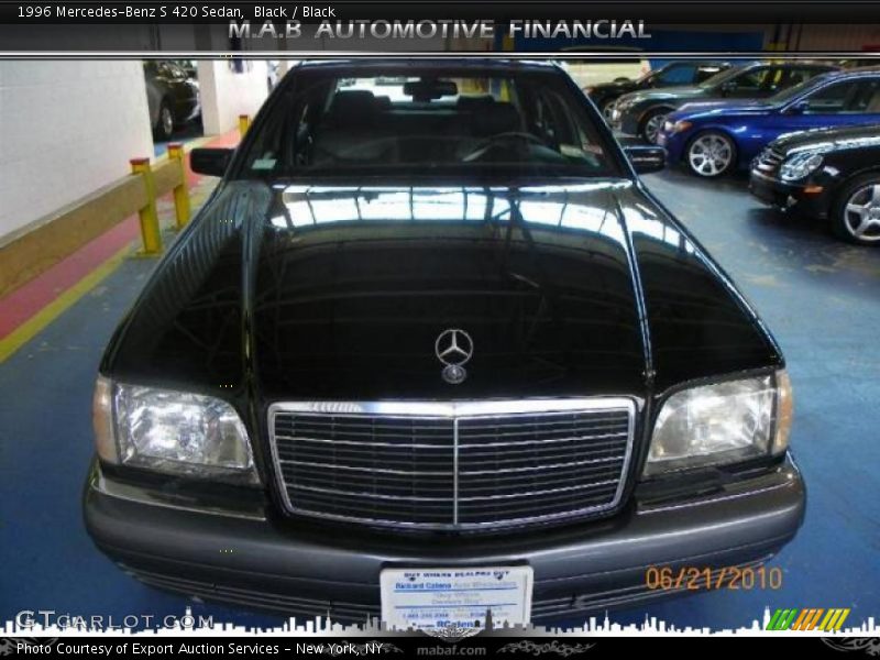 Black / Black 1996 Mercedes-Benz S 420 Sedan