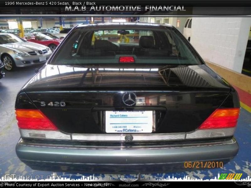 Black / Black 1996 Mercedes-Benz S 420 Sedan