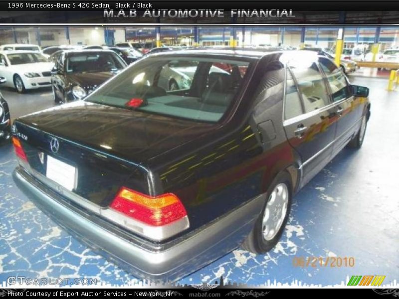 Black / Black 1996 Mercedes-Benz S 420 Sedan
