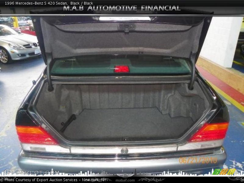 Black / Black 1996 Mercedes-Benz S 420 Sedan