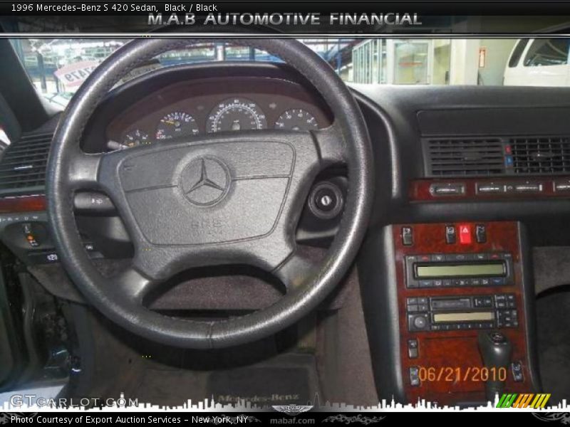 Black / Black 1996 Mercedes-Benz S 420 Sedan