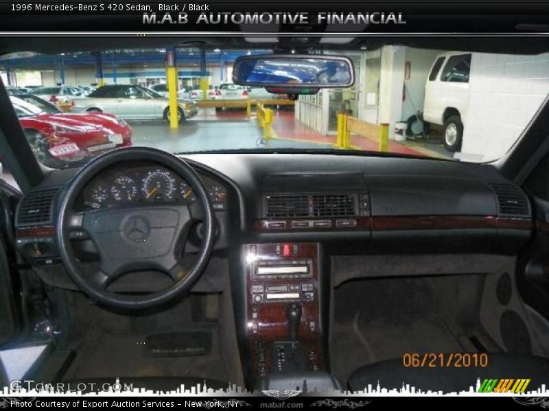 Black / Black 1996 Mercedes-Benz S 420 Sedan