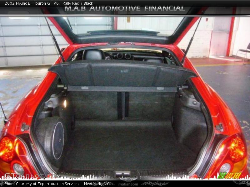 Rally Red / Black 2003 Hyundai Tiburon GT V6