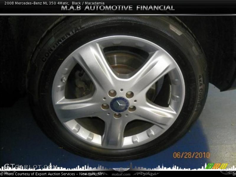 Black / Macadamia 2008 Mercedes-Benz ML 350 4Matic