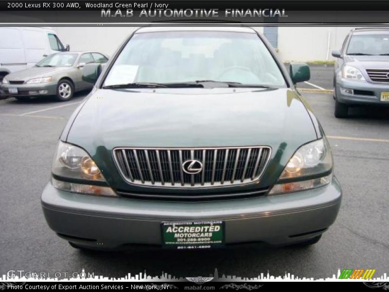 Woodland Green Pearl / Ivory 2000 Lexus RX 300 AWD