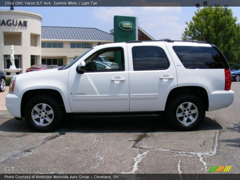 Summit White / Light Tan 2009 GMC Yukon SLT 4x4