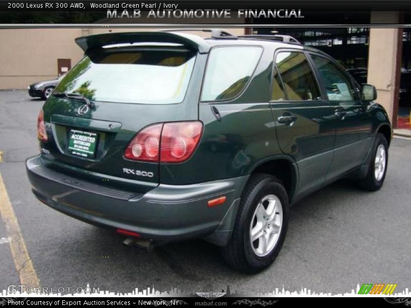 Woodland Green Pearl / Ivory 2000 Lexus RX 300 AWD