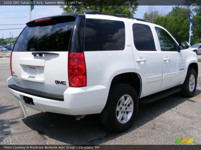 Summit White / Light Tan 2009 GMC Yukon SLT 4x4