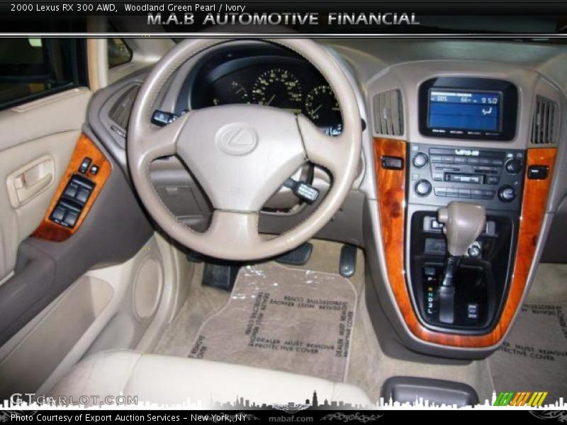 Woodland Green Pearl / Ivory 2000 Lexus RX 300 AWD