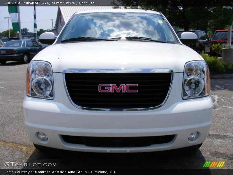 Summit White / Light Tan 2009 GMC Yukon SLT 4x4