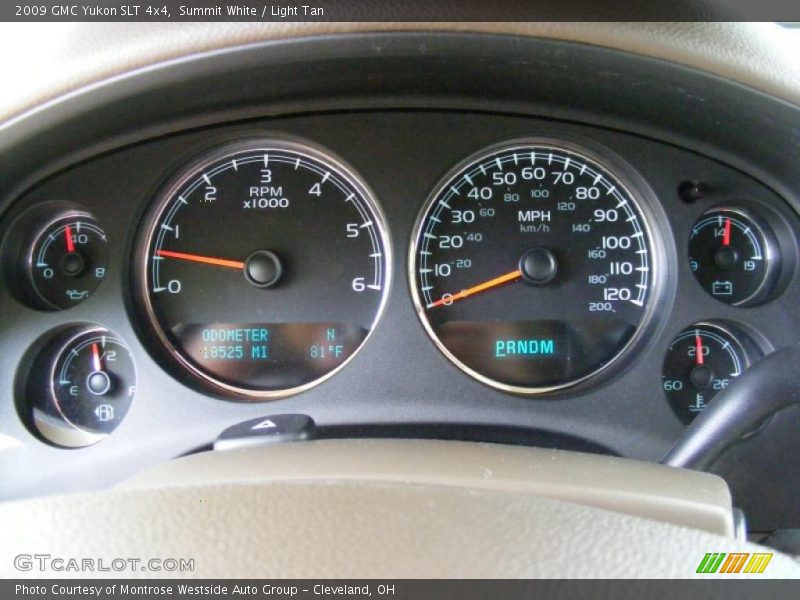 Summit White / Light Tan 2009 GMC Yukon SLT 4x4