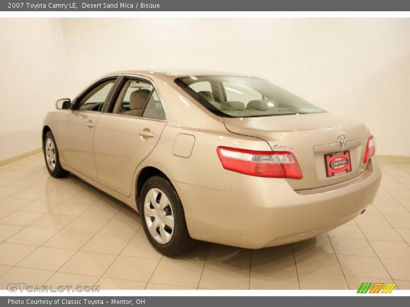 Desert Sand Mica / Bisque 2007 Toyota Camry LE