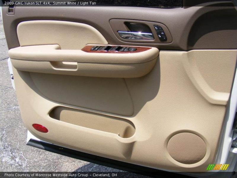 Summit White / Light Tan 2009 GMC Yukon SLT 4x4