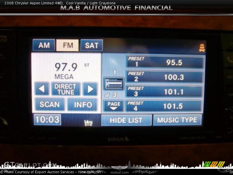 Cool Vanilla / Light Graystone 2008 Chrysler Aspen Limited 4WD