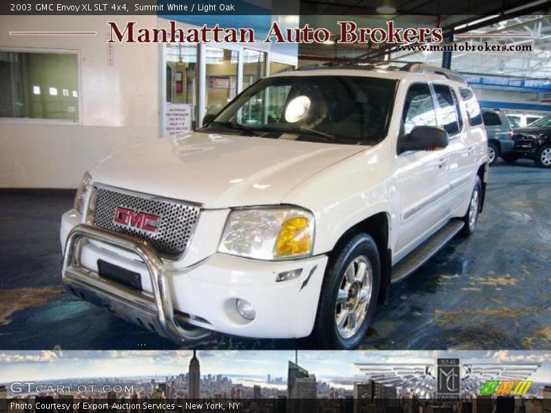 Summit White / Light Oak 2003 GMC Envoy XL SLT 4x4