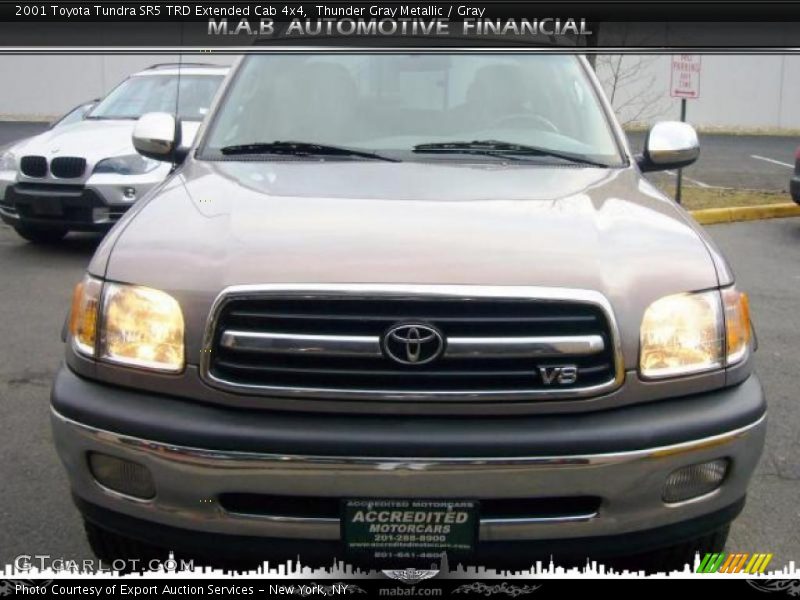 Thunder Gray Metallic / Gray 2001 Toyota Tundra SR5 TRD Extended Cab 4x4