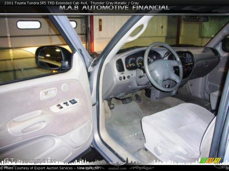Thunder Gray Metallic / Gray 2001 Toyota Tundra SR5 TRD Extended Cab 4x4