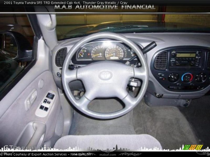 Thunder Gray Metallic / Gray 2001 Toyota Tundra SR5 TRD Extended Cab 4x4